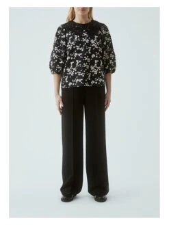 Modström Blouse "Lilith" Zwart/beige -Gstar Kleding Winkel modstrom blouse lilith zwart beige 3