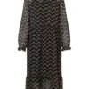 Modström Jurk "Nelle Print" Zwart -Gstar Kleding Winkel modstrom jurk nelle print zwart