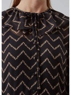 Modström Jurk "Nelle Print" Zwart -Gstar Kleding Winkel modstrom jurk nelle print zwart 2