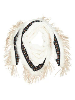 Sjaal Wit -Gstar Kleding Winkel mon joli bijou sjaal wit 1