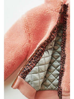 Teddyjas Zalmroze -Gstar Kleding Winkel moodstreet teddyjas zalmroze 2