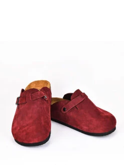Leren Clogs Bordeaux -Gstar Kleding Winkel moosefield leren clogs bordeaux 2