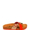 Leren Slippers Beige/rood -Gstar Kleding Winkel moosefield leren slippers beige rood