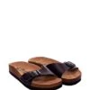 Leren Slippers Donkerbruin -Gstar Kleding Winkel moosefield leren slippers donkerbruin