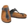 Leren Teenslippers Grijs -Gstar Kleding Winkel moosefield leren teenslippers grijs