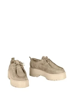 Leren Veterschoenen Donkerbeige -Gstar Kleding Winkel moosefield leren veterschoenen donkerbeige 2