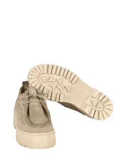 Leren Veterschoenen Donkerbeige -Gstar Kleding Winkel moosefield leren veterschoenen donkerbeige 3