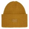 MOSS COPENHAGEN Beanie "Badge" Oranje -Gstar Kleding Winkel moss copenhagen beanie badge oranje