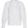 MOSS COPENHAGEN Blouse "Haddis" Wit -Gstar Kleding Winkel moss copenhagen blouse haddis wit