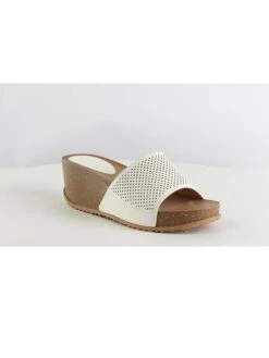 Sleehakslippers Wit -Gstar Kleding Winkel mulanka sleehakslippers wit 2