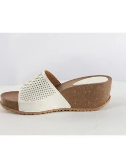 Sleehakslippers Wit -Gstar Kleding Winkel mulanka sleehakslippers wit 3