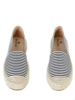 Espadrilles Zwart/wit -Gstar Kleding Winkel musk espadrilles zwart wit 2