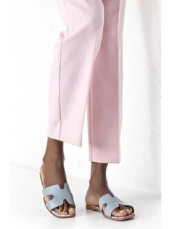 Slippers Lichtblauw/meerkleurig -Gstar Kleding Winkel musk slippers lichtblauw meerkleurig 8