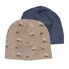 2-delige Set: Mutsen Donkerblauw/beige/meerkleurig -Gstar Kleding Winkel musli 2 delige set mutsen donkerblauw beige meerkleurig