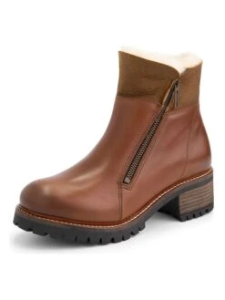 Leren Enkellaarzen "Leliana" Lichtbruin -Gstar Kleding Winkel mysa leren enkellaarzen leliana lichtbruin 1