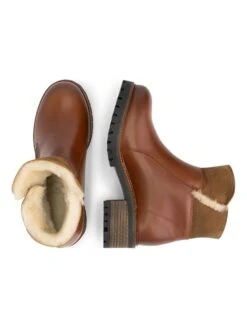 Leren Enkellaarzen "Leliana" Lichtbruin -Gstar Kleding Winkel mysa leren enkellaarzen leliana lichtbruin 6