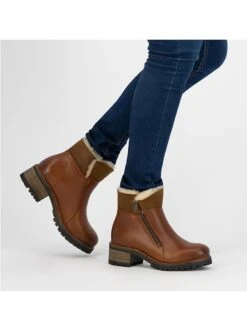 Leren Enkellaarzen "Leliana" Lichtbruin -Gstar Kleding Winkel mysa leren enkellaarzen leliana lichtbruin 8