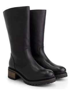 Leren Laarzen "Dianthe" Zwart -Gstar Kleding Winkel mysa leren laarzen dianthe zwart 1