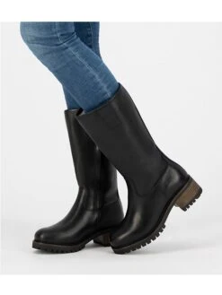 Leren Laarzen "Heather" Zwart -Gstar Kleding Winkel mysa leren laarzen heather zwart 1