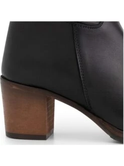 Leren Laarzen "Petunia" Zwart -Gstar Kleding Winkel mysa leren laarzen petunia zwart 6