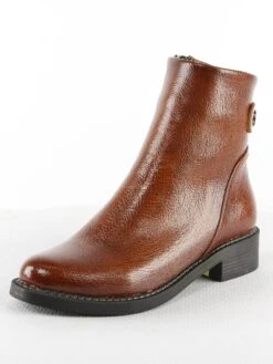 Enkellaarzen "Cosmos" Lichtbruin -Gstar Kleding Winkel nalaim enkellaarzen cosmos lichtbruin 1