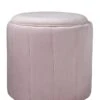 Poef "Plush Stool" Lichtroze - (H)42 X Ø 43 Cm -Gstar Kleding Winkel native home and lifestyle poef plush stool lichtroze h 42 x o 43 cm