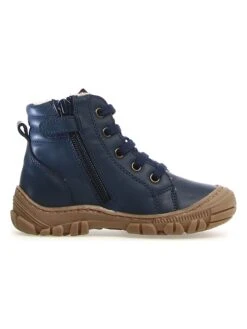 Naturino Leren Boots "Radar" Donkerblauw -Gstar Kleding Winkel naturino leren boots radar donkerblauw 2