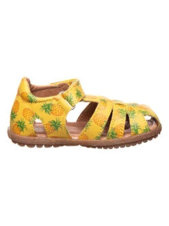 Naturino Leren Enkelsandalen "Lagoon" Geel -Gstar Kleding Winkel naturino leren enkelsandalen lagoon geel 1