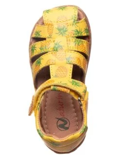 Naturino Leren Enkelsandalen "Lagoon" Geel -Gstar Kleding Winkel naturino leren enkelsandalen lagoon geel 3