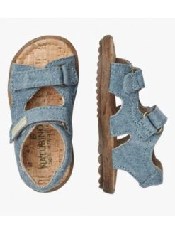 Naturino Leren Sandalen "Sky" Lichtblauw -Gstar Kleding Winkel naturino leren sandalen sky lichtblauw 1
