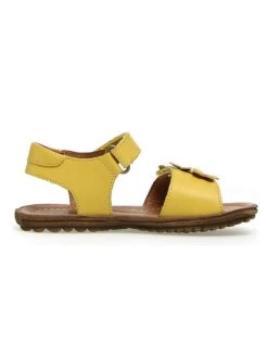 Naturino Leren Sandalen "Spring" Geel -Gstar Kleding Winkel naturino leren sandalen spring geel 1