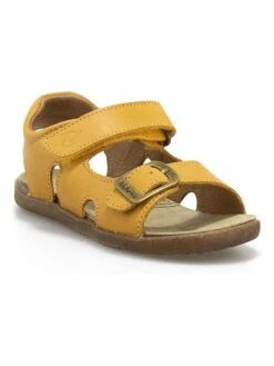Naturino Leren Sandalen "Stream" Geel -Gstar Kleding Winkel naturino leren sandalen stream geel 1