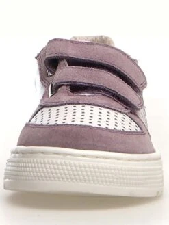 Naturino Leren Sneakers "Hess" Wit/paars -Gstar Kleding Winkel naturino leren sneakers hess wit paars 1