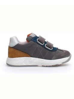 Naturino Leren Sneakers "Jesko" Grijs -Gstar Kleding Winkel naturino leren sneakers jesko grijs 2