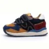 Naturino Leren Sneakers "Playay" Donkerblauw/lichtbruin -Gstar Kleding Winkel naturino leren sneakers playay donkerblauw lichtbruin