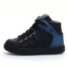 Naturino Leren Sneakers "Wisgo" Zwart/donkerblauw -Gstar Kleding Winkel naturino leren sneakers wisgo zwart donkerblauw