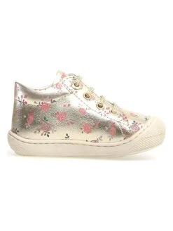 Naturino Leren Sneakers Zilverkleurig -Gstar Kleding Winkel naturino leren sneakers zilverkleurig 3