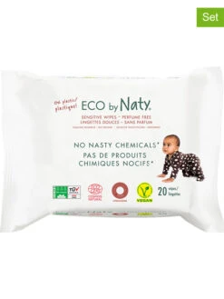12-delige Set: Vochtige Doekjes "Sensitive Frag Free Travelpack" - 12x 20 Stuks