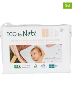 4-delige Set: Ecologische Luiers Gr. 1 - 4x 25 Stuks