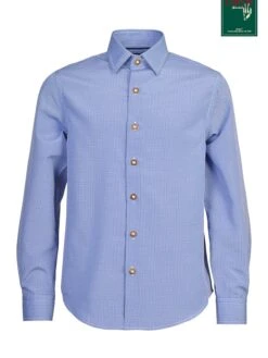 Traditioneel Overhemd Blauw