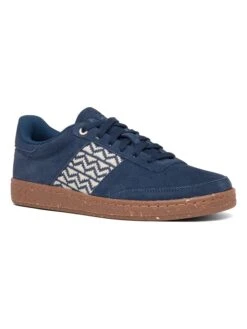 Leren Sneakers "Saigon Suède" Donkerblauw/wit 7 Leren Sneakers "Saigon Suède" Donkerblauw/wit -Gstar Kleding Winkel ngo leren sneakers saigon suede donkerblauw wit 1