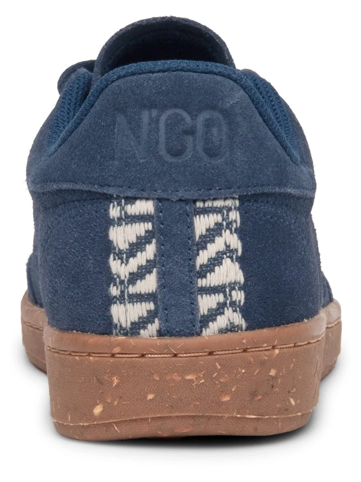 Leren Sneakers "Saigon Suède" Donkerblauw/wit 5 Leren Sneakers "Saigon Suède" Donkerblauw/wit - Afbeelding 3