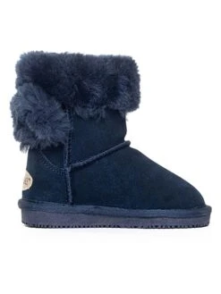 Leren Boots "Coure" Donkerblauw -Gstar Kleding Winkel nicebay leren boots coure donkerblauw 1