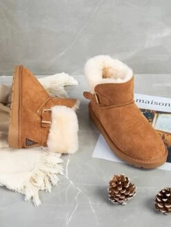 Leren Boots "Freya" Lichtbruin -Gstar Kleding Winkel nicebay leren boots freya lichtbruin 1