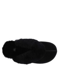 Leren Pantoffels "Emila" Zwart -Gstar Kleding Winkel nicebay leren pantoffels emila zwart 5