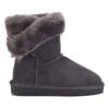 Leren Winterboots "Fiore" Donkergrijs -Gstar Kleding Winkel nicebay leren winterboots fiore donkergrijs