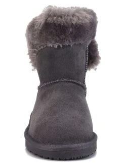Leren Winterboots "Fiore" Donkergrijs -Gstar Kleding Winkel nicebay leren winterboots fiore donkergrijs 2
