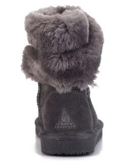 Leren Winterboots "Fiore" Donkergrijs -Gstar Kleding Winkel nicebay leren winterboots fiore donkergrijs 3