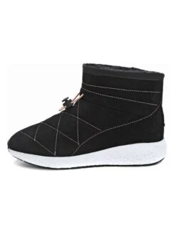 Leren Winterboots "Gaizie" Zwart -Gstar Kleding Winkel nicebay leren winterboots gaizie zwart 2