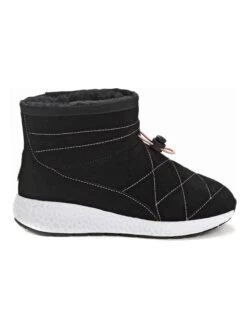 Leren Winterboots "Gaizie" Zwart -Gstar Kleding Winkel nicebay leren winterboots gaizie zwart 3